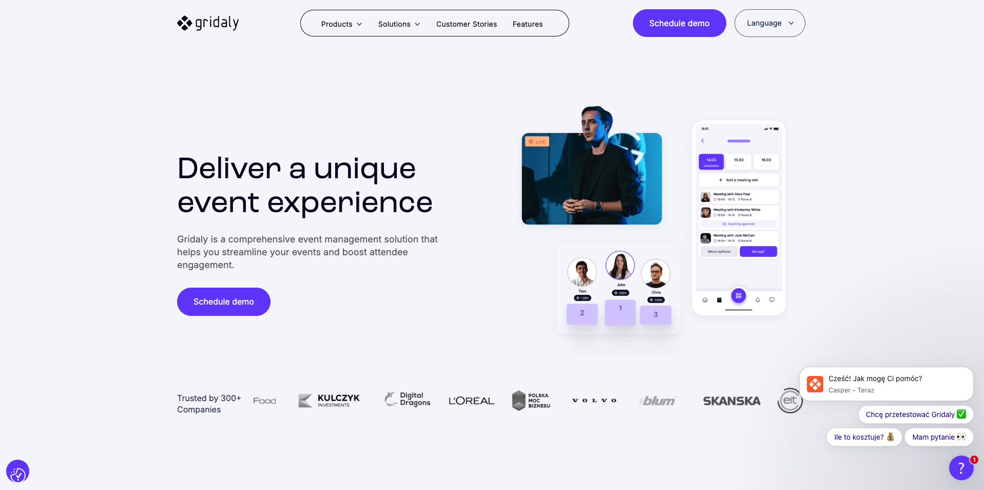 Gridaly Admin Panel